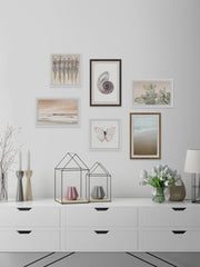 Burnt Sienna Hues Hexaptych