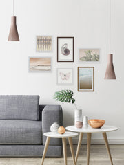 Burnt Sienna Hues Hexaptych