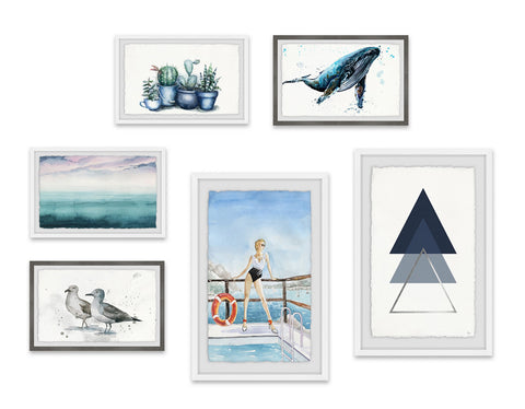 Let's Pose Together Hexaptych