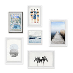 Step into Seaside Hexaptych