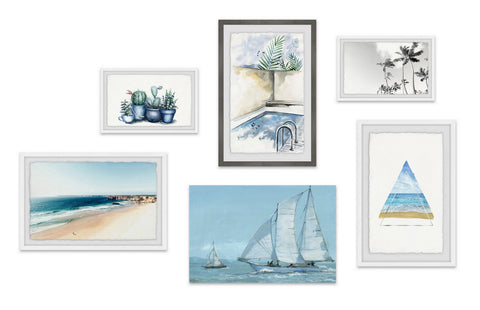 Aqualandia Hexaptych