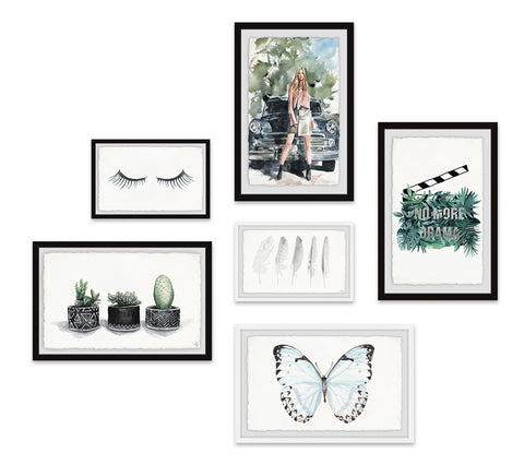 Organic Dreams Hexaptych