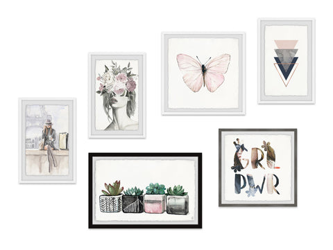 Feeling Beautiful Hexaptych