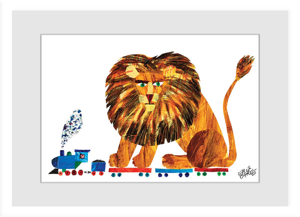 Lion on a Train 2