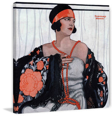 Flapper in Shawl and Beads