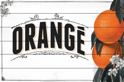 French Produce Orange