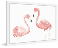 Flamingo Courtship