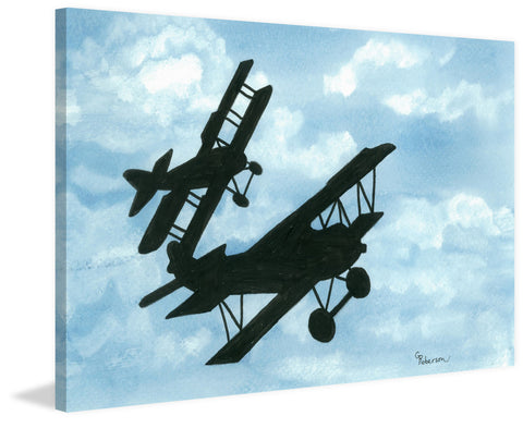 Biplanes in a Summer Sky