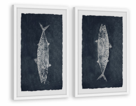 Upside Down Fish Diptych