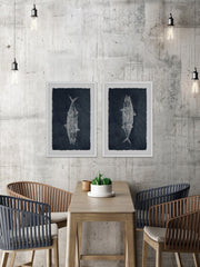 Upside Down Fish Diptych