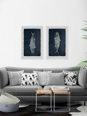 Upside Down Fish Diptych