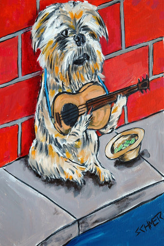 Brussels Griffon Guitar