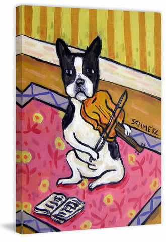 Boston Terrier Violin