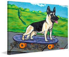 German Sheperd Skateboard