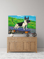 German Sheperd Skateboard