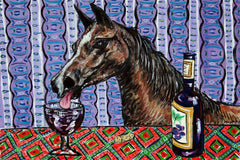 Horse Arabian Wine