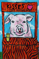 Pig Kissing Booth