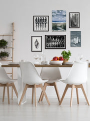 Tones of Silver Hexaptych