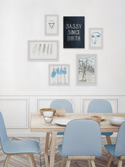 Sassy Since Birth III Hexaptych