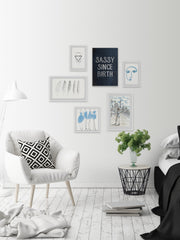 Sassy Since Birth III Hexaptych