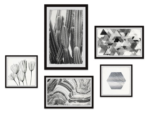 Cactus Lights Pentaptych