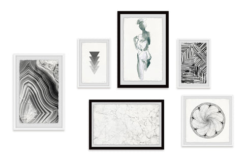 Nude Imagination Hexaptych