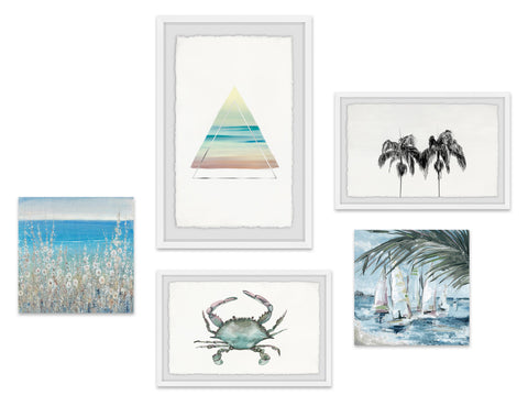 Crabs Point of View Pentaptych