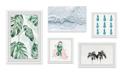 Tropical Fortunes Pentaptych