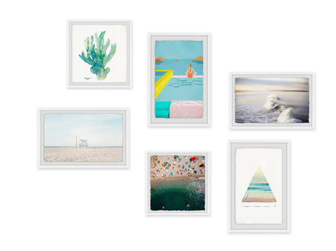 Steamy in the Tropics Hexaptych