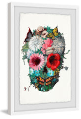 Vibrant Flower Skull