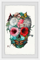 Vibrant Flower Skull