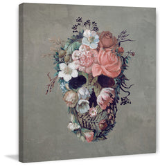Blooming Rose Skull