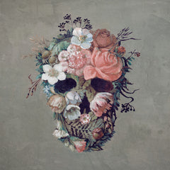 Blooming Rose Skull