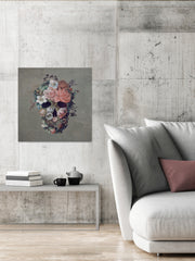 Blooming Rose Skull
