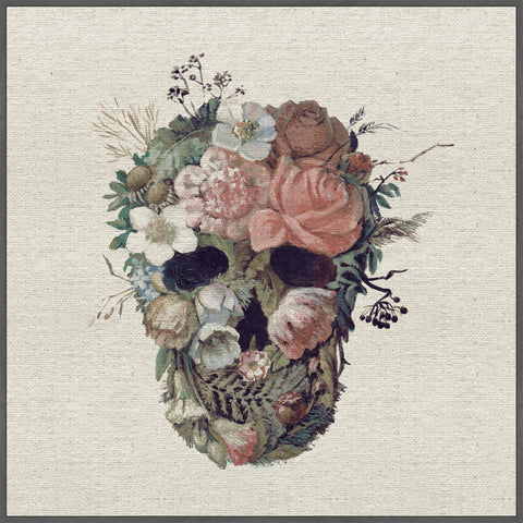 Floral Skull III