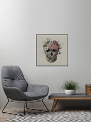 Floral Skull III
