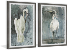 White Seagulls Diptych