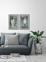 White Seagulls Diptych