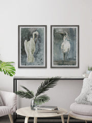 White Seagulls Diptych
