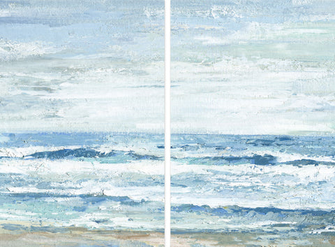 Ride the Waves Diptych
