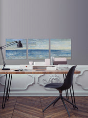 Beach Escape II Triptych