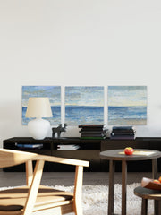 Beach Escape II Triptych