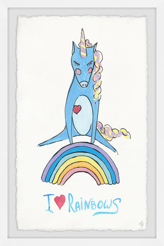 Playful Rainbow Unicorn