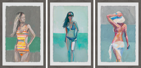 Beach Vibes Triptych