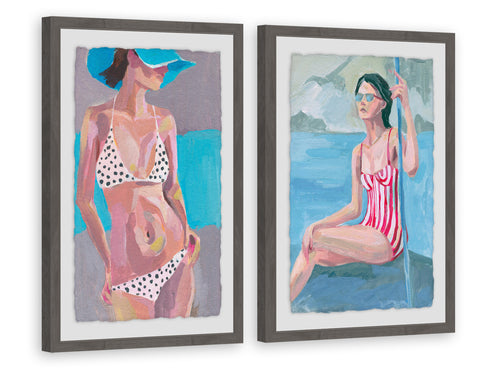 Beach Vibes II Diptych