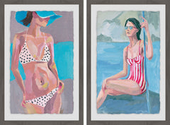 Beach Vibes II Diptych