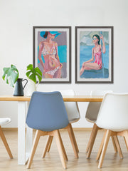 Beach Vibes II Diptych