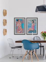 Beach Vibes II Diptych