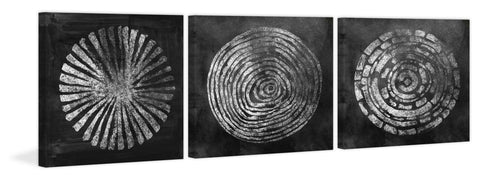 Silver Circle Triptych