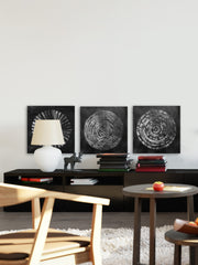 Silver Circle Triptych